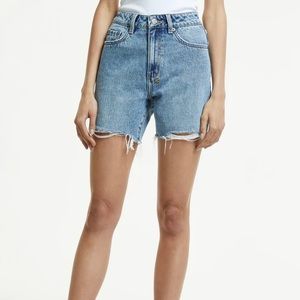 Ksubi Racer Vibes Cut Off Denim Short - 27 (NEW)